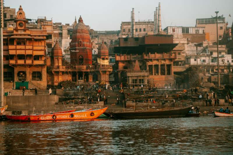 Manikarnika Ghat Shrine in India
