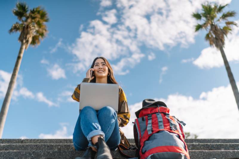 Heimwee solo reizen freelancer