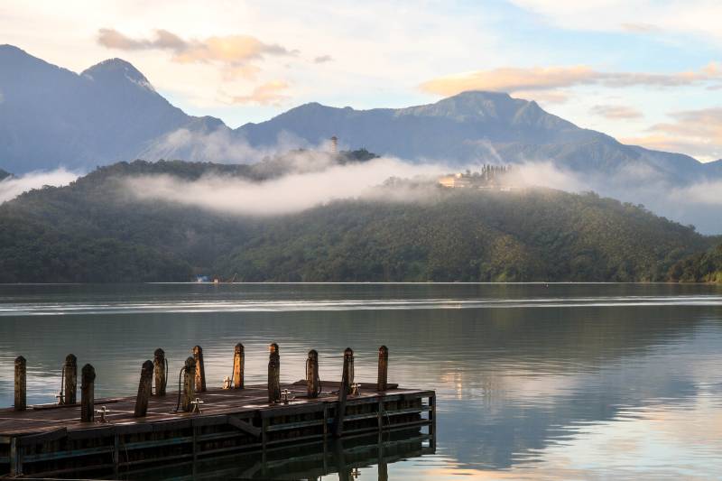 Taiwan fietsroutes Sun Moon Lake