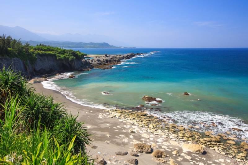 Taiwan fietsroutes Taitung kust