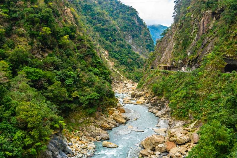 Taiwan fietsroutes Taroko Gorge