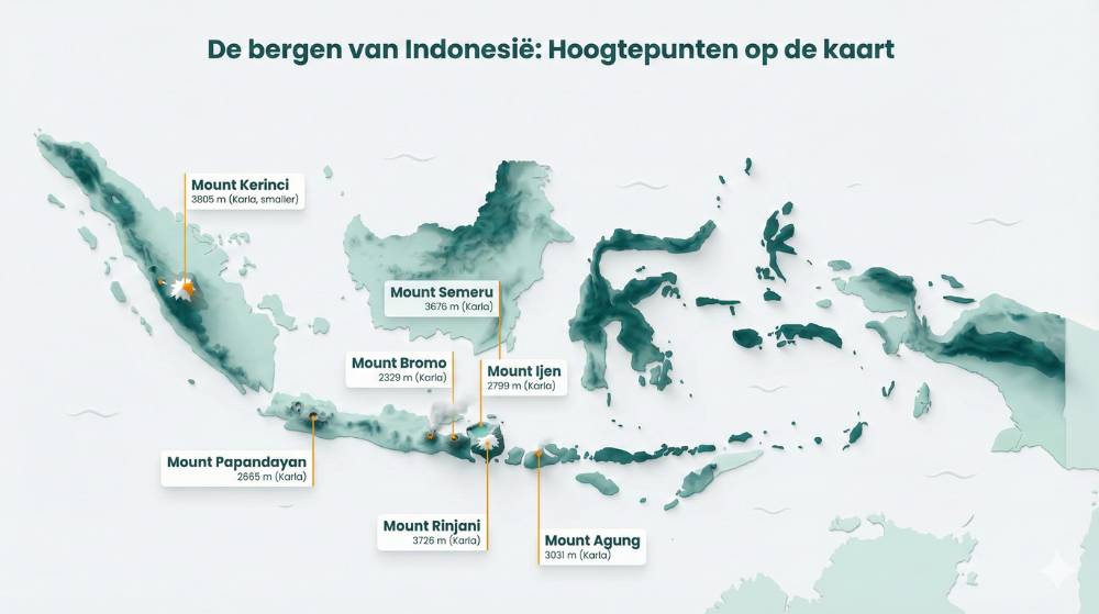 Bergen Indonesie Infographic