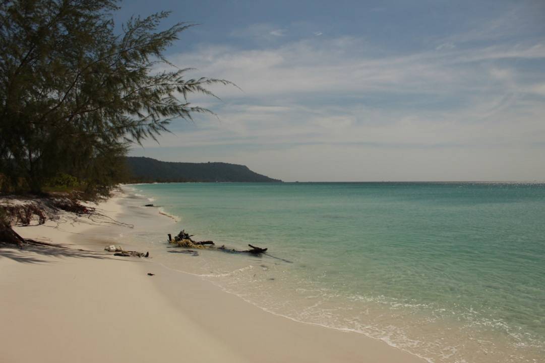 Cambodja stranden Ochheuteal Beach, Sihanoukville